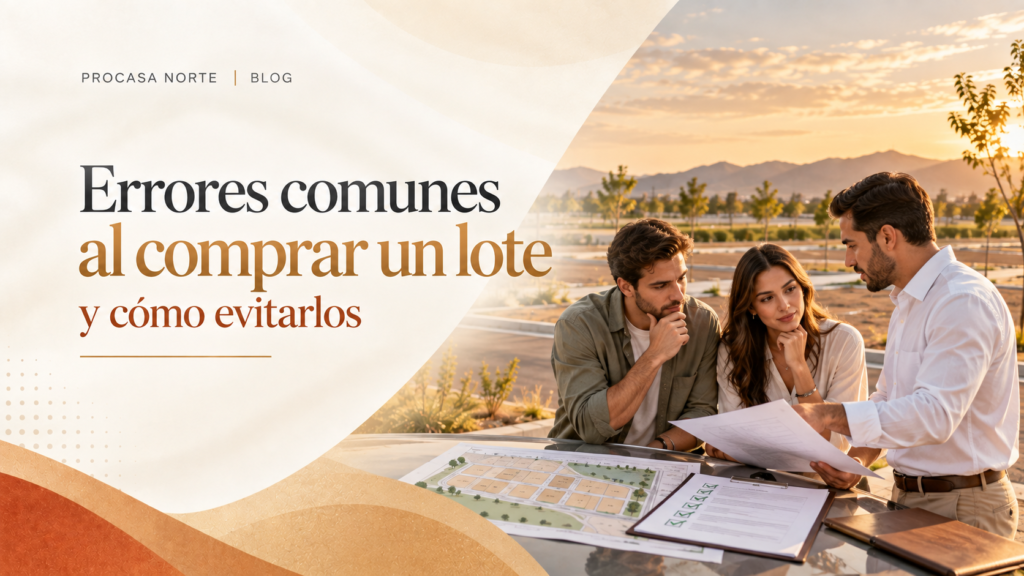 Errores comunes al comprar un lote y cómo evitarlos
