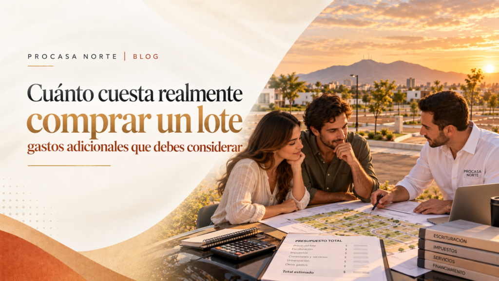 Cuánto cuesta comprar un lote: gastos adicionales